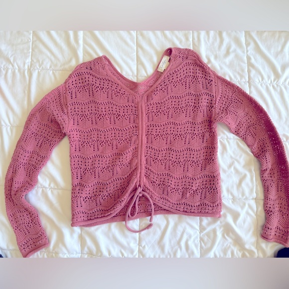 Jessica Simpson Sweaters - Jessica Simpson women’s pink short Sweater